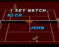 une photo d'Ã©cran de Super Tennis sur Nintendo Super Nes